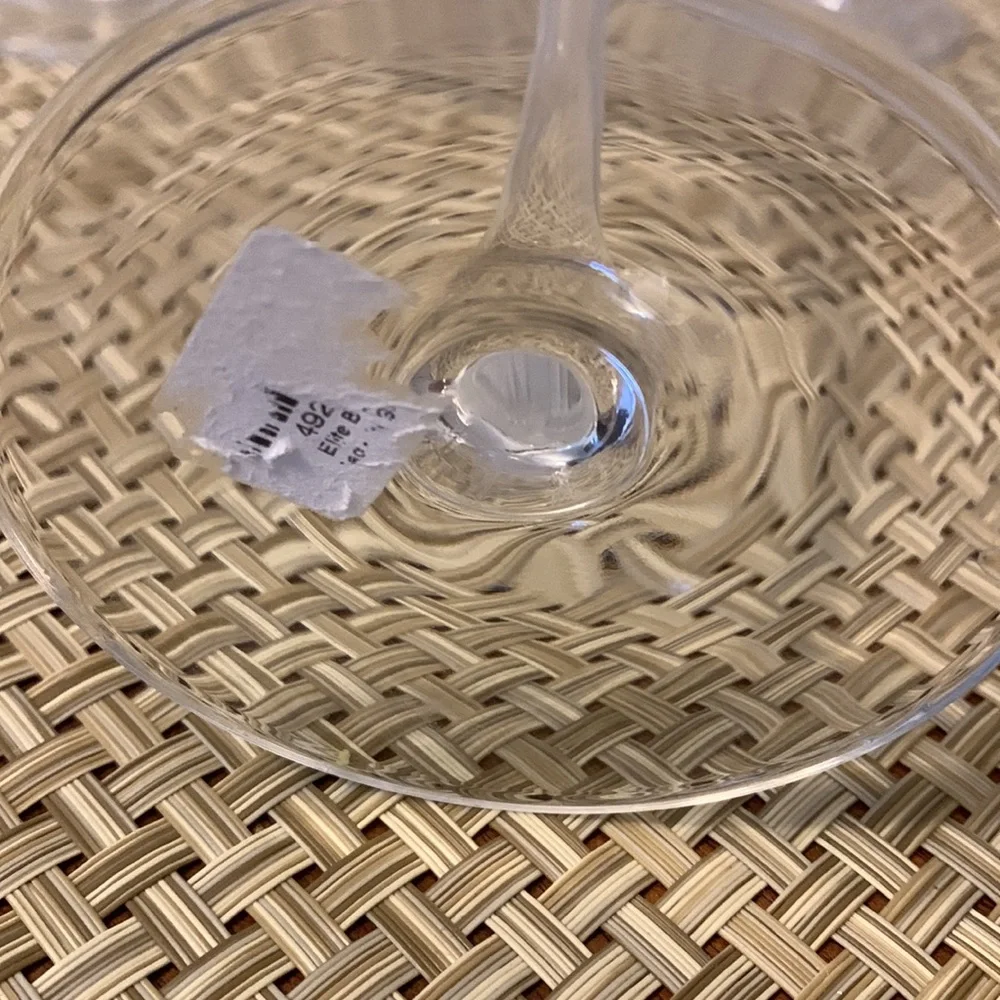 3 Crate & Barrel Elite Burgundy Red Wine Glass